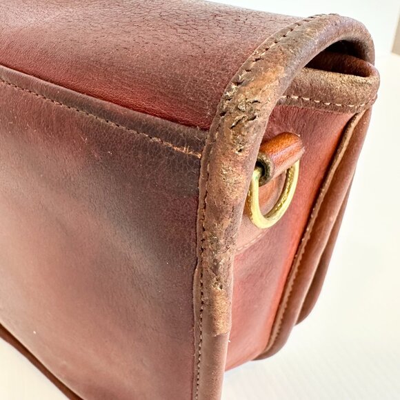 Vintage COACH Convertible Clutch Bag New York City British Tan 70/80s - Picture 14 of 16